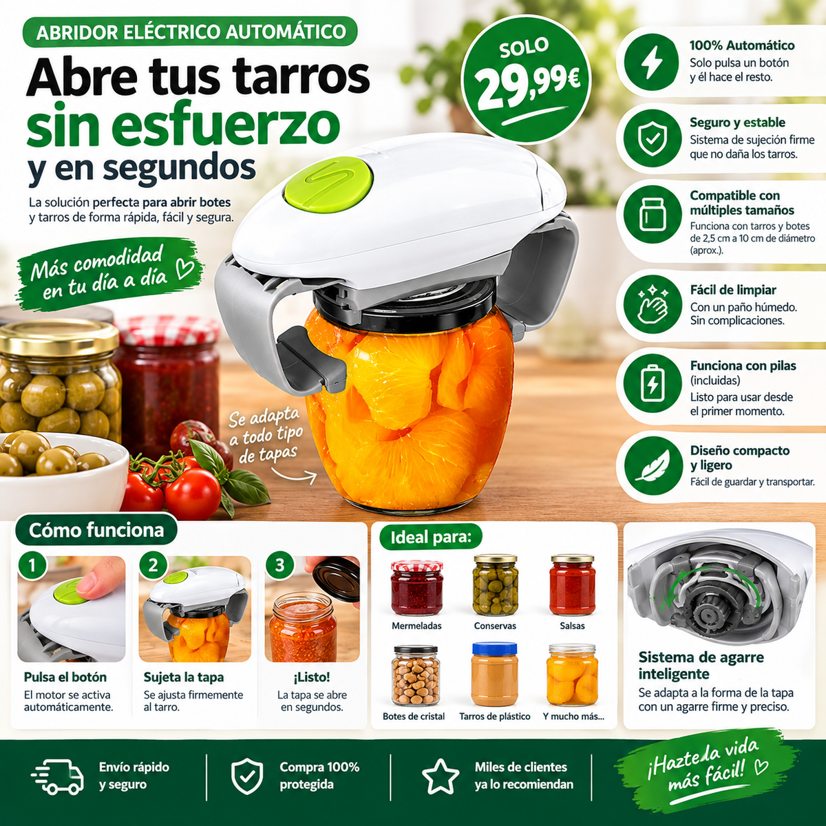 ABRIDOR ELÉCTRICO AUTOMÁTICO