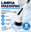 CEPILLO ELÉCTRICO DE LIMPIEZA 9 EN 1