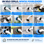 CEPILLO ELÉCTRICO DE LIMPIEZA 9 EN 1