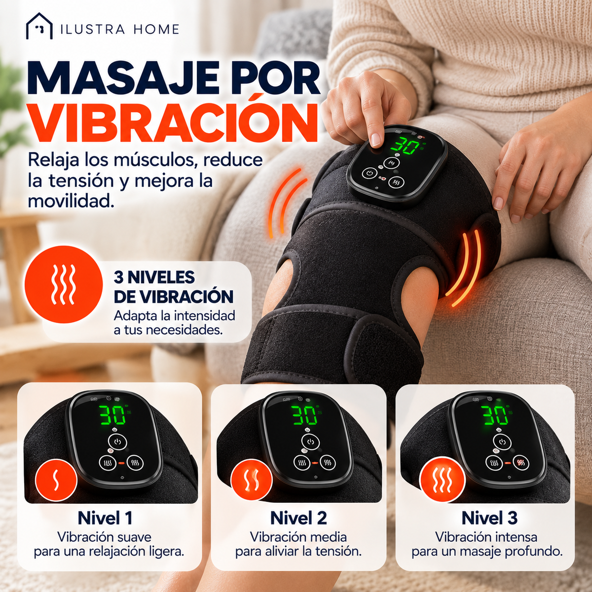 RODILLERA DE MASAJE 3 EN 1 + REGALO