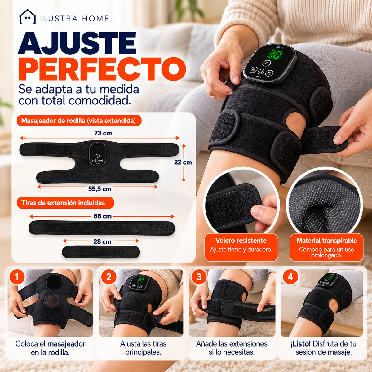 RODILLERA DE MASAJE 3 EN 1 + REGALO